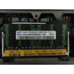 Замена оперативной памяти Dell Latitude D630 (слот B)